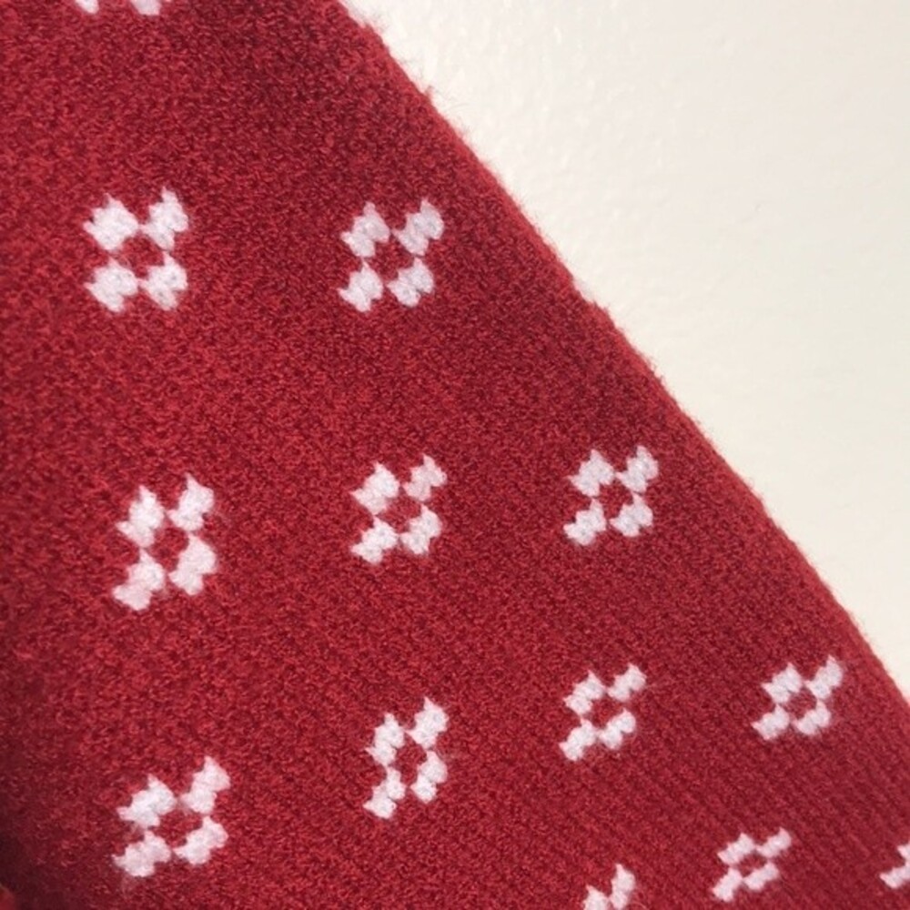 Heimish ladies red soft and cozy pullover sweater size small - Picture 13 of 13